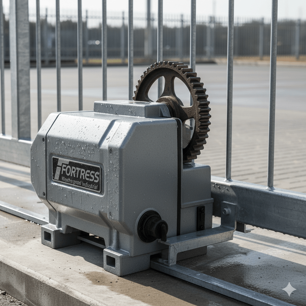 Black Bear Sliding Gate Motor — Heavy duty, weatherproof